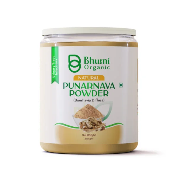 Bhumi Organic Punarnava Powder, Boerhavia Diffusa, 250 gm
