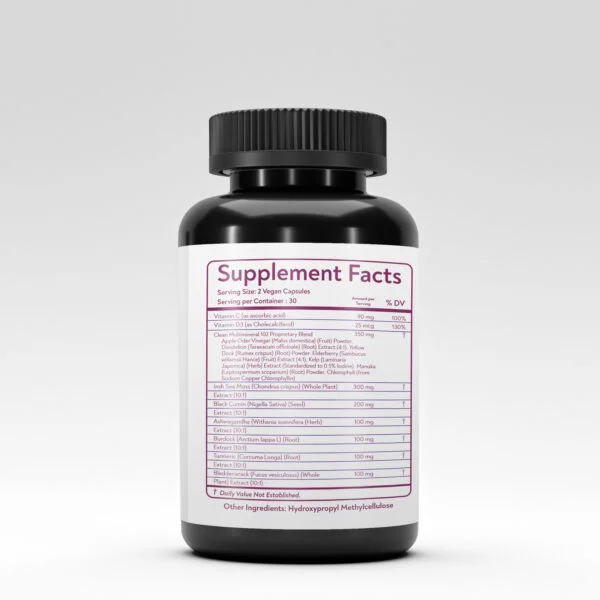 Bhumi Organic Sea Moss, Black Seed Oil Capsules, 60 Veg. Dietary Supplement