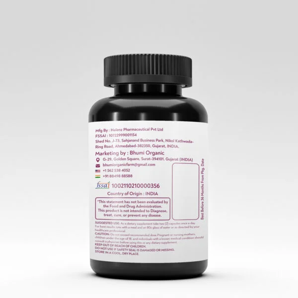 Bhumi Organic Sea Moss, Black Seed Oil Capsules, 60 Veg. Dietary Supplement