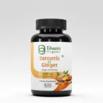 Bhumi Organic Turmeric and Ginger Capsules, 2400 mg, 60 Veg. Capsules, Dietary Supplements