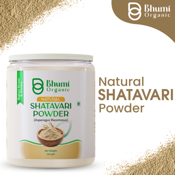 Bhumi Organic Shatavari Powder 400g | For Women's Hormonal Balance & Vitality