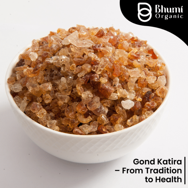 Bhumi Organic Gond Katira 600g | Natural Body Coolant & Energy Booster