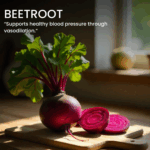 Power Beets Supplement – 1180mg with Beetroot, CoQ10 & Grape Seed Extract – 60 Veg Capsules