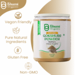 Bhumi Organic Gokshura Powder 360g | For Energy, Strength & Urinary Health