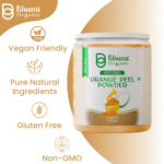 Bhumi Organic Orange Peel Powder 600g | For Skin Brightening, Tan Removal & Cooking