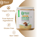 Bhumi Organic Shikakai Powder 400g | Natural Shampoo for Hair Fall & Dandruff