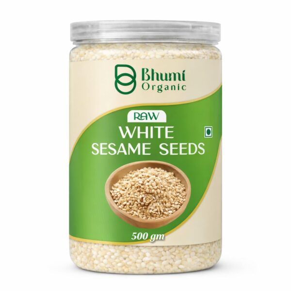 Pure Natural White Sesame Seeds | Calcium-Rich Superfood | 1 kg