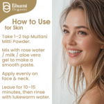 Bhumi Organic Multani Mitti Powder 800g | For Oily Skin, Acne & Deep Cleansing