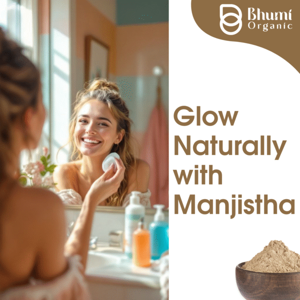 Bhumi Organic Manjistha Powder 360g | Natural Blood Purifier for Clear Skin & Acne