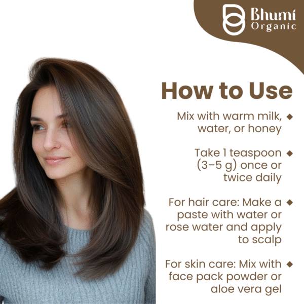 Bhumi Organic Jatamansi Powder 360g | For Sound Sleep, Stress Relief & Hair Growth