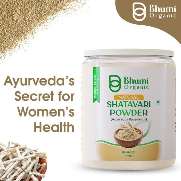Bhumi Organic Shatavari Powder 400g | For Women's Hormonal Balance & Vitality