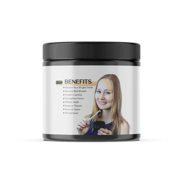 Bhumi Organic Coconut Charcoal Teeth Whitening Powder (50 gm)
