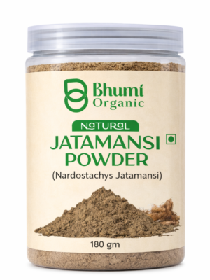 Bhumi Organic Jatamansi Powder 360g | For Sound Sleep, Stress Relief & Hair Growth