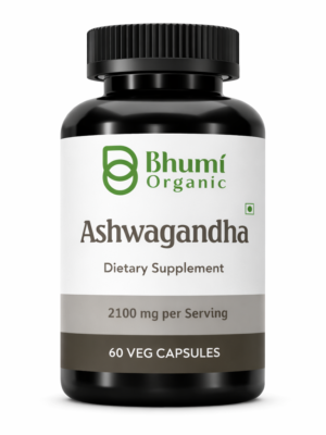 Ashwagandha Capsules 2100mg | High Potency Stress & Energy Support | 60 Vegan Caps