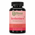 Berberine + Ceylon Cinnamon | 1200mg Blood Sugar & Metabolic Support | 60 Vegan Caps