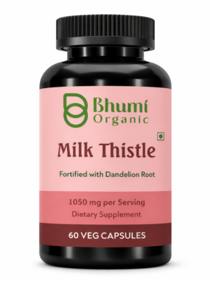 Milk Thistle & Dandelion Root | 1050mg Natural Liver Detox & Cleanse | 60 Vegan Caps
