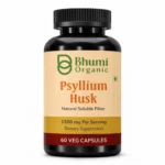 Psyllium Husk Capsules | 1500mg Natural Soluble Fiber | Digestive & Regularity Support | 60 Veg Caps