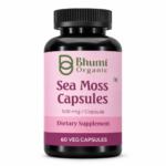 Pure Natural Herbal Blend | Sea Moss + Burdock + Ashwagandha + Black Seed | 1500mg Holistic Wellness | 60 Veg Caps