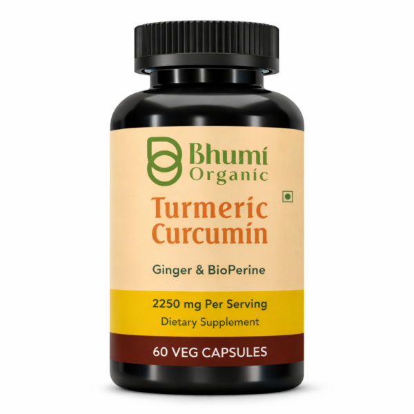 Turmeric & Curcumin Capsules | 2250mg High Potency | Joint & Inflammation Support | 60 Vegan Caps
