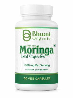 Pure Natural Moringa Capsules | Daily Energy & Immunity Support | 60 Vegan Capsules