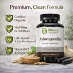 Ashwagandha Capsules 2100mg | High Potency Stress & Energy Support | 60 Vegan Caps