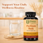 Psyllium Husk Capsules | 1500mg Natural Soluble Fiber | Digestive & Regularity Support | 60 Veg Caps