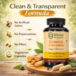Turmeric & Curcumin Capsules | 2250mg High Potency | Joint & Inflammation Support | 60 Vegan Caps