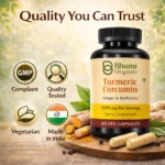 Turmeric & Curcumin Capsules | 2250mg High Potency | Joint & Inflammation Support | 60 Vegan Caps