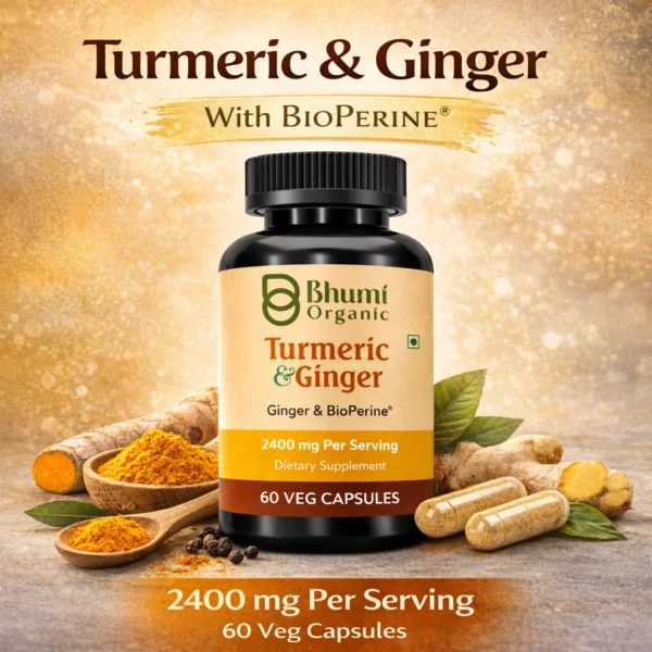 Turmeric Curcumin with Ginger & Black Pepper | 2400mg | 95% Curcuminoids | Joint Support Supplement