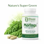 Pure Natural Moringa Capsules | Daily Energy & Immunity Support | 60 Vegan Capsules