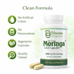 Pure Natural Moringa Capsules | Daily Energy & Immunity Support | 60 Vegan Capsules