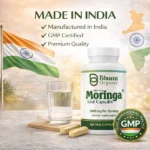 Pure Natural Moringa Capsules | Daily Energy & Immunity Support | 60 Vegan Capsules
