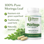 Pure Natural Moringa Capsules | Daily Energy, Immunity & Vitality | 180 Vegan Capsules
