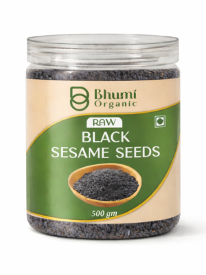 Bhumi Organic Black Sesame Seeds | Pure Natural | Ayurvedic Superfood | 1 kg