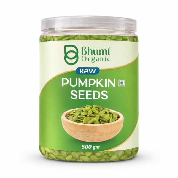 Bhumi Organic Pumpkin Seeds | Pure Natural | High-Protein Superfood | 1 kg