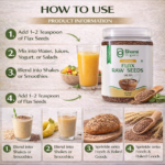 Bhumi Organic Golden Flax Seeds | Pure Natural | Omega-3 Rich Superfood | 500gm