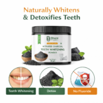 Bhumi Organic Coconut Charcoal Teeth Whitening Powder | Natural Stain Removal | 100g