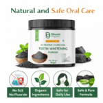 Bhumi Organic Coconut Charcoal Teeth Whitening Powder | Natural Stain Removal | 100g