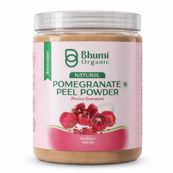 Bhumi Organic Pomegranate Peel Powder 800g | For Acne, Pores & Glowing Skin