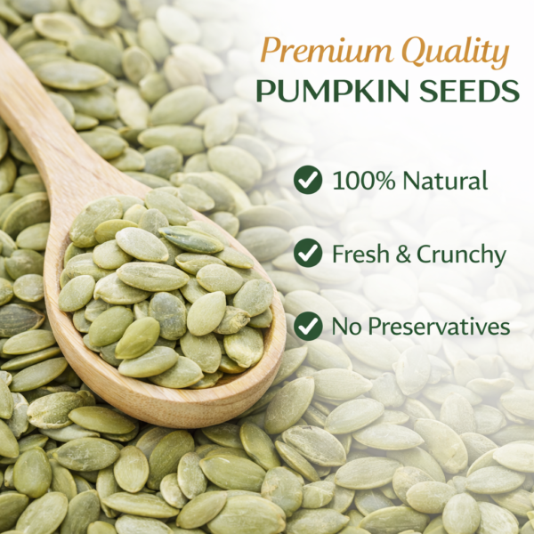 Bhumi Organic Pumpkin Seeds | Pure Natural | High-Protein Superfood | 500gm