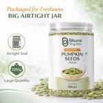 Bhumi Organic Pumpkin Seeds | Pure Natural | High-Protein Superfood | 500gm