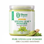 Bhumi Organic Green Stevia Leaf Powder 400g | Zero Calorie Natural Sweetener