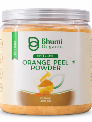 Bhumi Organic Orange Peel Powder 600g | For Skin Brightening, Tan Removal & Cooking