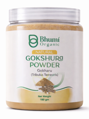 Bhumi Organic Gokshura Powder 360g | For Energy, Strength & Urinary Health