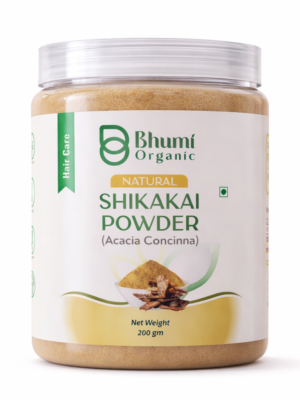 Bhumi Organic Shikakai Powder 400g | Natural Shampoo for Hair Fall & Dandruff