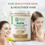 Bhumi Organic Multani Mitti Powder 400g (Pack of 4) | For Oily Skin, Acne & Deep Cleansing