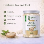 Pure Natural White Sesame Seeds | Calcium-Rich Superfood | 500g