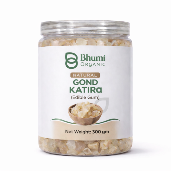 Bhumi Organic Gond Katira 300g | Natural Body Coolant & Energy Booster