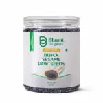 Bhumi Organic Black Sesame Seeds | Pure Natural | Ayurvedic Superfood | 600g