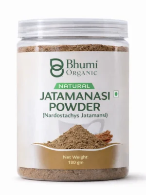 Bhumi Organic Jatamansi Powder 360g | For Sound Sleep, Stress Relief & Hair Growth